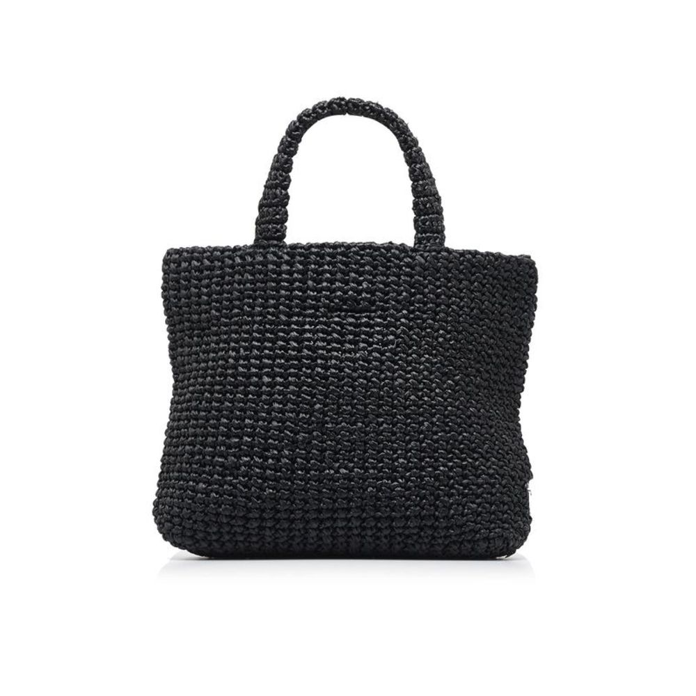 Prada Raffia Logo Handbag - Picture 3 of 7